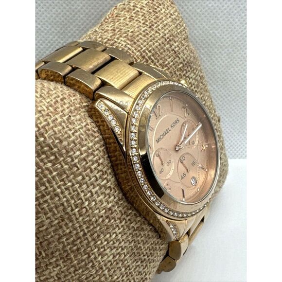 Michael Kors Blair MK5263 Women's Rose Gold-Tone Analog Dial Quartz Watch JNA782 - Picture 3 of 11